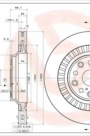 Groothandel Remschijven Brembo 09.D975.11