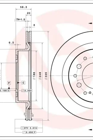 Trendy Remschijven Brembo 09.E779.11