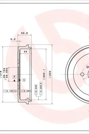 Lage Prijs Remtrommel Brembo 14.E276.10