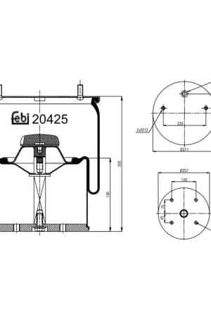 Nieuwe Collectie Veerbalg Febi Bilstein 20425