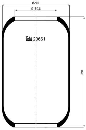Flitsaanbieding Veerbalg Febi Bilstein 20661