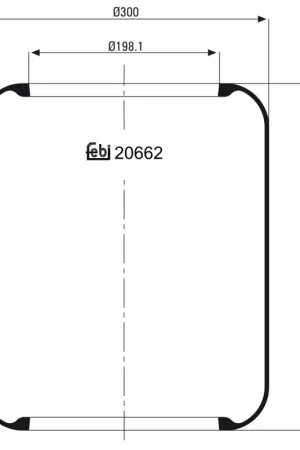 Veerbalg Febi Bilstein 20662 Modern