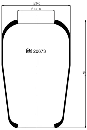 Exclusief Veerbalg Febi Bilstein 20673