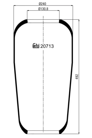 Veerbalg Febi Bilstein 20713 Hete Deal