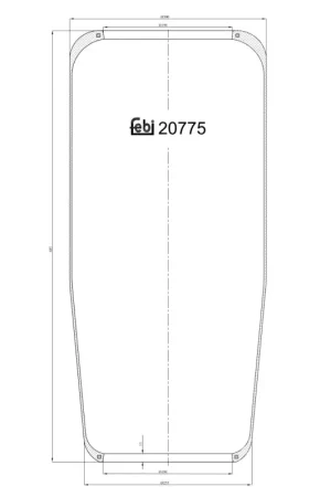 Wereldwijde Verzending Veerbalg Febi Bilstein 20775