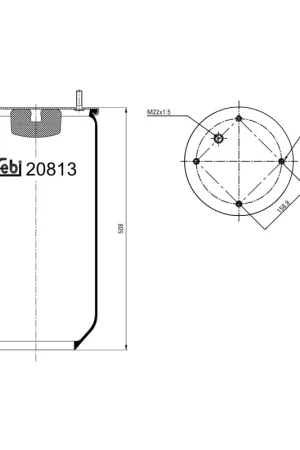 Veerbalg Febi Bilstein 20813 Weekendaanbieding