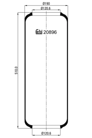 Veerbalg Febi Bilstein 20896 Beperkte Voorraad