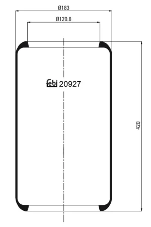 Veerbalg Febi Bilstein 20927 Koop Online