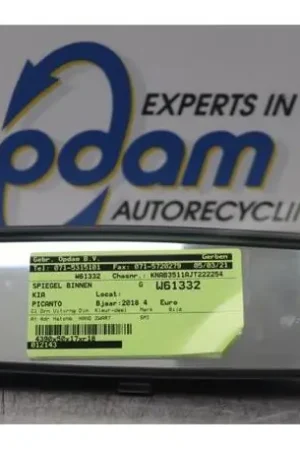 Seizoensaanbieding Binnenspiegel KIA PICANTO (JA), KIA PICANTO (TA)
