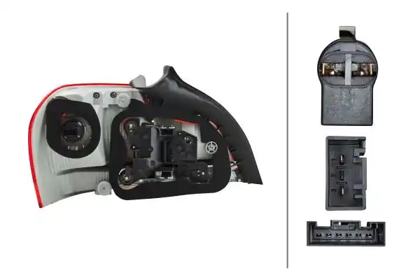 Achterlicht Hella 2VP 010 756-221 Geld-Terug-Garantie