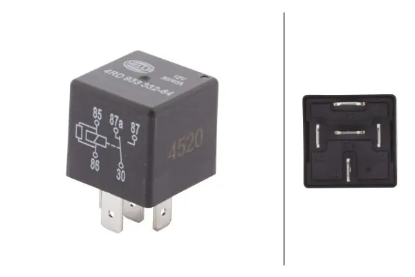 Relais achterruitverwarming Hella 4RD 933 332-641 Express Levering