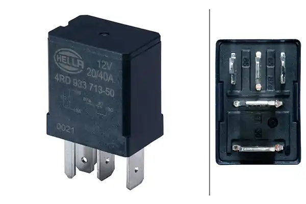 Relais koplampreiniging Hella 4RD 933 713-501 Authentiek