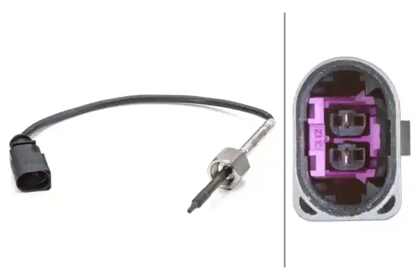 Sensor uitlaatgastemperatuur Hella 6PT 014 494-161 Snelle Levering