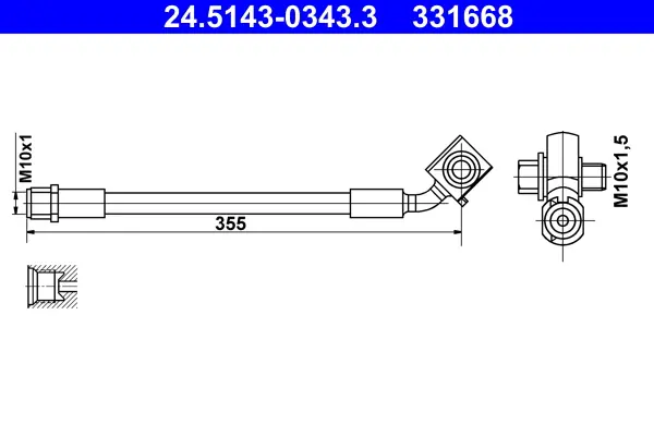 Remslang ATE 24.5143-0343.3 Laatste Versie