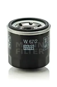 Oliefilter Mann-Filter W 67\\/2 Topkwaliteit