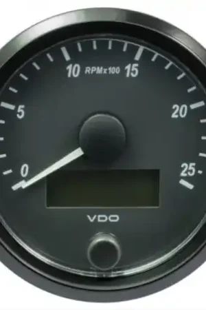 Weekendaanbieding A2C3832970001 - VDO A2C3832970001 - VDO SingleViu Toerenteller 2.500 RPM Zwart 80mm