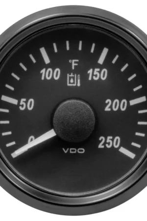 A2C3916310001 - VDO A2C3916310001 - VDO SingleViu 1414 Hydrauliek temperatuur 250\\u00b0F Zwart 52mm Veilige Betaling