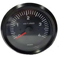 646 083 1002 - Moto-toerenteller 0-4000 rpm\\/dia 80 mm\\/ W-aansluiting\\/mv Authentiek