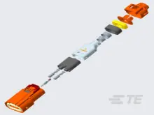 Superprijs YHV280-2PM-P-4MM-B -  High voltage connector