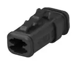 1-2600031-9 -  4CCT BLACK PLUG W\\/SMALL SEAL & HS Garantie Inbegrepen