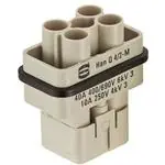 Gratis Retour 9120063041  - Connector Male insert  -  Han 4+2 Poles